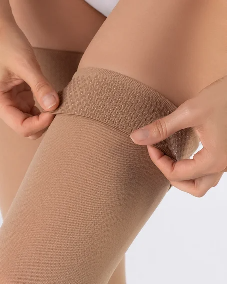 Чулки компрессионные 1 класс, открытый носок, укороченные Ofa Bamberg Classic CO211-MD