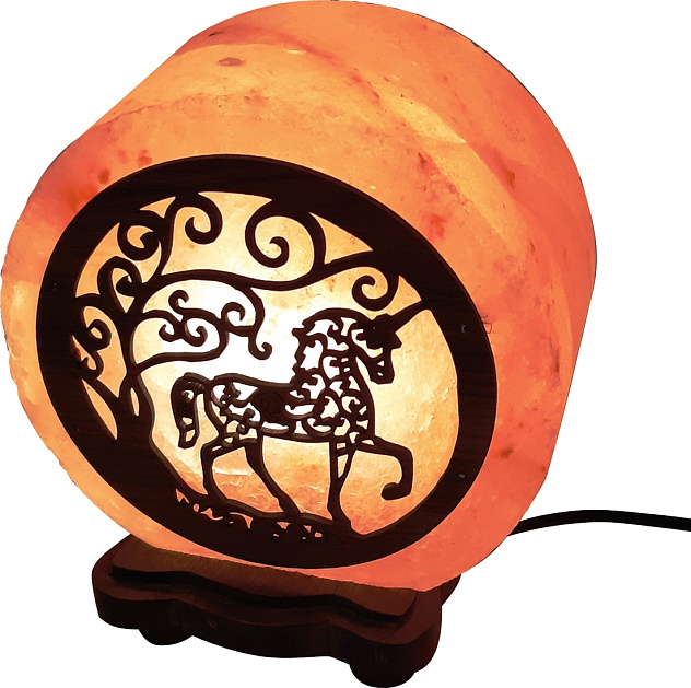 Лампа солевая Wonder Life "КРУГ-6" 3-4 кг "Единорог"