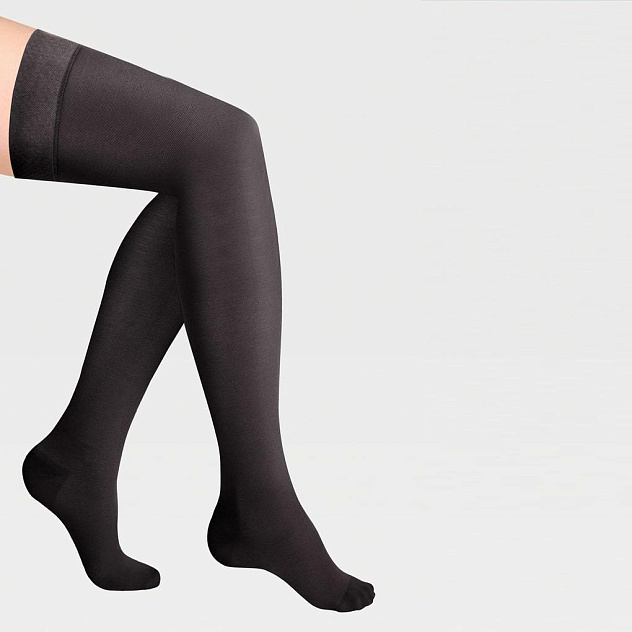 Чулки компрессионные (закрытый носок) 1 класс Idealista ID-300