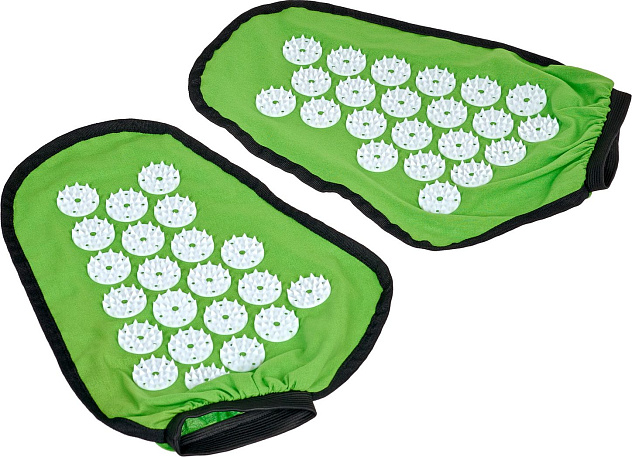 Варежки массажные акупунктурные НИРВАНА "BRADEX"