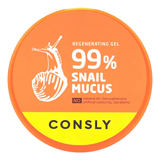 Гель для лица и тела восстанавливающий с муцином улитки Snail Mucus Regenerating Gel, 300 мл