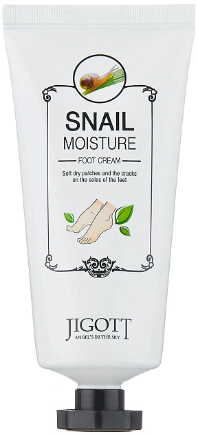 Крем для ног увлажняющий с улиткой JIGOTT SNAIL MOISTURE FOOT CREAM, 100 мл