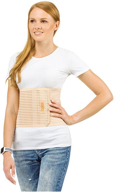 Бандаж послеоперационный на брюшную стенку (женский) Orto БП 112 высота 20 см